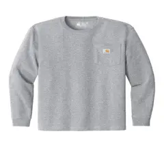Carhartt&reg; Workwear Pocket Long Sleeve T-Shirt Heather Grey