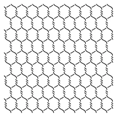 Chicken Wire All Over Embossing 12 x 12 Stencil | FS120 by Designer Stencils | Pattern Stencils |