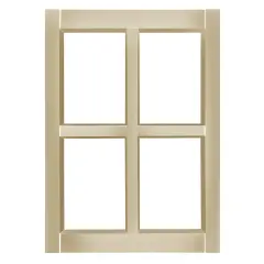 Large Window Wall Stencil | 1263 by Designer Stencils | Pattern Stencils | Reusable Stencils for Painting | Safe & Reusable Template for Wall Decor | Try This Stencil Instead of a Wallpaper | Easy to Use & Clean Art Stencil Pattern