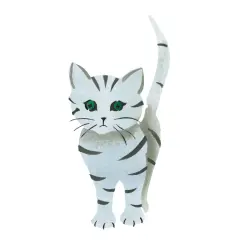 Tiger Kitten Wall Stencil | 1289 by Designer Stencils | Animal & Nature Stencils | Reusable Art Craft Stencils for Painting on Walls, Canvas, Wood | Reusable Plastic Paint Stencil for Home Makeover | Easy to Use & Clean Art Stencil