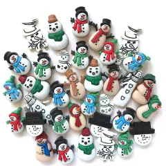 Buttons Galore Snowman Button Super Value Pack for DIY Craft and Sewing Projects