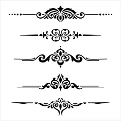 Furniture Details Embossing 12 x 12 Stencil Set | FS090 by Designer Stencils | Pattern Stencils | Reusable Easy to Clean