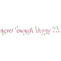 Never Enough Thyme Wall Stencil | 1363 by Designer Stencils | Word & Phrase Stencils | Reusable Art Craft Stencils for Painting on Walls, Canvas, Wood | Reusable Plastic Paint Stencil for Home Makeover | Easy to Use & Clean Art Stencil