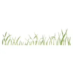 Tall Grass Wall Stencil | 2094 by Designer Stencils | Outdoor Stencils |