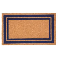 153001830NP Dark Blue Border Doormat