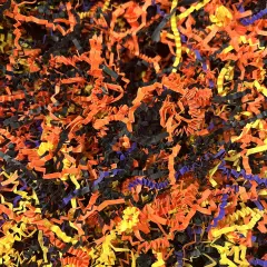 1 Pound of Halloween Themed Crinkle Paper Shred for Gift Baskets and Packaging