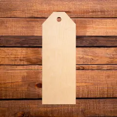 18 in Unfinished Wooden Holiday Tag