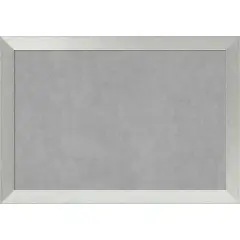 Magnetic Boards, Home Office Boards (40x28 in.) Brushed Sterling Silver Framed Organization Boards