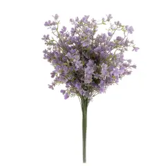 Grand Verde Forget-Me-Not Tall Artificial Flowers 29&rdquo; Long Stems Real-Touch Faux Bouquet, 5pcs Bundle Violet-Purple
