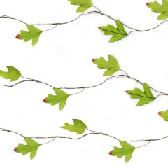 Perfect Holiday 20 LED Maple Leaf Fairy Lights - Battery Operated