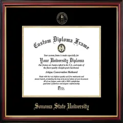 Sonoma State University Petite Diploma Frame
