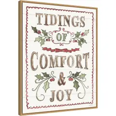 Soft Season VIII by Anne Tavoletti 23-in. W x 28-in. H. Canvas Wall Art Print Framed in Natural