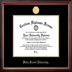 Wake Forest University Petite Diploma Frame