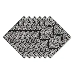 DII Graeyard Damask Embellished Napkin (Set of 6)
