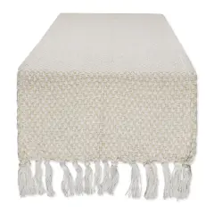 DII Natural Woven Table Runner 15x72