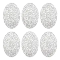 DII Green Lattice Outdoor Tablecloth With Zipper 60 Round