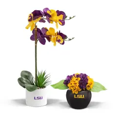 LSU Faux Hydrangea and Orchid (2 Pack) - Fan-Favorite Gift Bundle