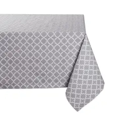 DII Polyester Bin Chevron Gray Trapezoid