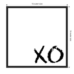 Love Quotes I by Anna Hambly Canvas Wall Art Print Framed Black