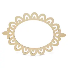 Oval-shaped Wooden Picture Frames, 7-7/16" by 11", 3/16" Thick | Woodpeckers
