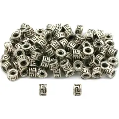 Bali Spacer Beads Antique Silver Plated 5mm Approx 100