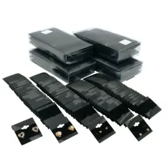 Hanging Earring Cards Black 1 1/2" 500Pcs