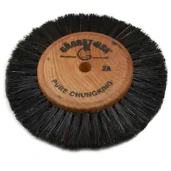 Wood Hub Brush, 2 Rows of Bristle, 3-1/8" Overall Diameter , Item No. 16.396