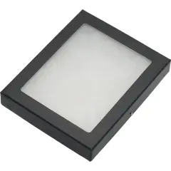 Riker Display Cases 130BK Mount Frame Case with Glass Top 5 1/2" x 4 1/4" x 3/4"