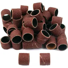 100 Abrasive Sanding Bands Rotary Tool Drum Medium .50"