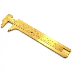 Brass Sliding Millimeter Gauge Tool Gem Bead Size 100mm
