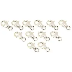 12 Sterling Silver Clasps Lobster Claw Bracelet Parts