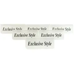6 Exclusive Style Display Signs Showcase Fixture Unit