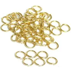 14K Gold Filled 5mm Open Jump Rings 22 Gauge 50pc