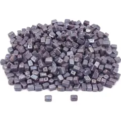 Purple Cube Glass Beads Beading Part 7.5mm Approx 500