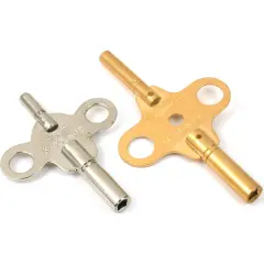 2 Double End Clock Key Clockmaker Tool Sz 5 2.0 & 3.5mm