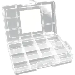 SE 8721BB Parts Box with lock 11 compartments