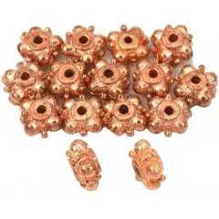 Bali Spacer Beads Copper Plated Beading 9mm Approx 15