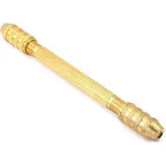 Double End Pin Vise Jewelers Drill Watchmaker Hand Tool