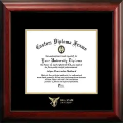 Ball State University 10w x 8h Gold Embossed Diploma Frame