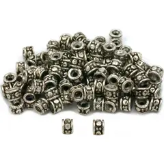 Spacer Bali Bead Antique Silver Plated 5.5mm Approx 100