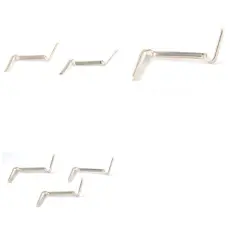 Small Medium & Large White Gold Filled Ring Guards Jewelry Findings Kit 9 Pcs