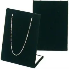 2 Pendant Chain Display Stand Velvet Black