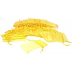 48 Drawstring Organza Jewelry Pouches Case Gift Bags