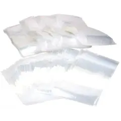 500 Zipper Poly Bags Shipping Watch Parts Block 6x4"