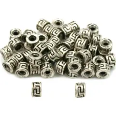 Bali Spacer Beads Antique Silver Plated 5mm Approx 50
