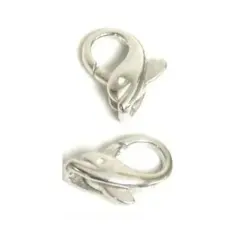 2 Dolphin Clasps Lobster Sterling Silver Chain Parts