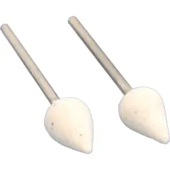 2 Felt Point Buffs Jewelers Polishing Rotary Tool 3/32"