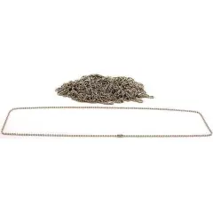 Bead Chains Nickel Plated 30" 36Pcs