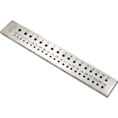 40 Square Hole Drawplate Jewelers Wire Draw Plate Tool