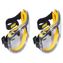 RADIANS SAFETY GLASSES GOGGLES DEWALT CONCEALER CLEAR DPG82-11 Pack of 2